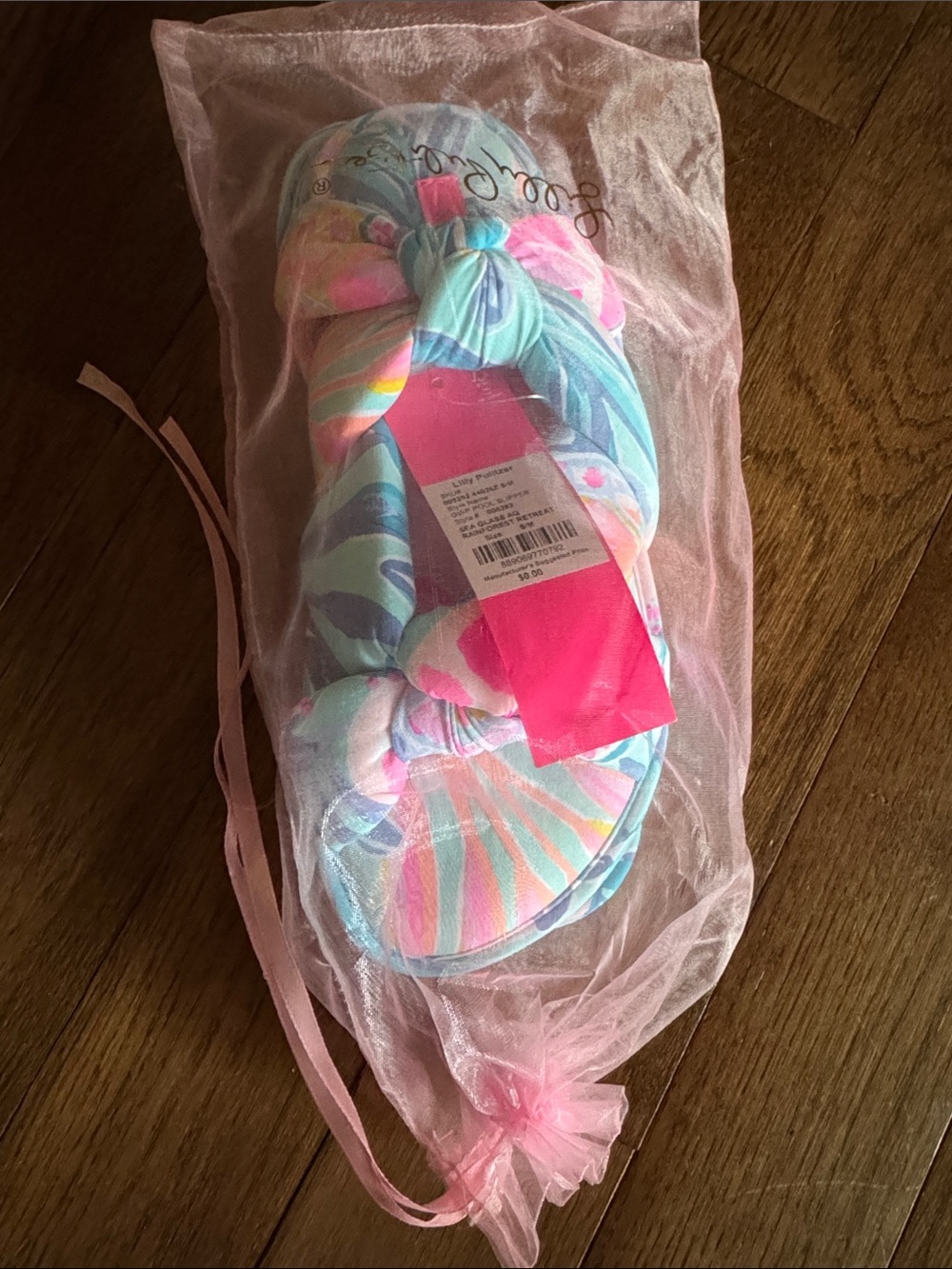 Lilly Pulitzer Rainforest Retreat Pool Slippers